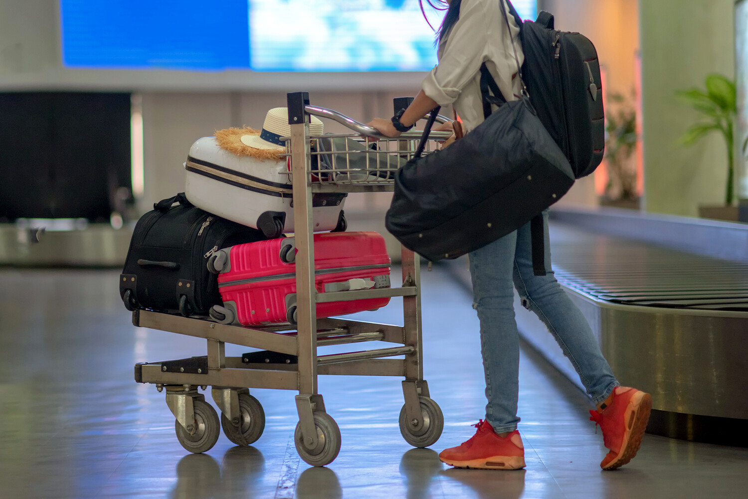 аэропорты, багаж, путешествия